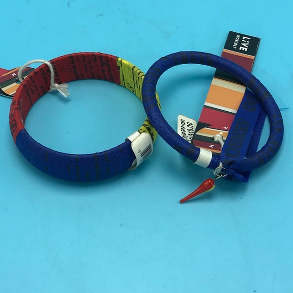 Two Bangle Bracelets by Live Worldly Brazil - Picture 3 of 3